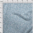 thumbnail image 3 of oneOone Velvet Dark Teal Blue Fabric Floral Diy Clothing Quilting Fabric Print Fabric By Yard 58 Inch Wide, 3 of 4