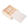 thumbnail image 1 of Juego de tres en raya de madera, juegos de rompecabezas hechos a mano, juegos de mesa familiares, tres en raya 111 cm x 111 cm x 4 cm, 1 of 8