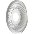 thumbnail image 4 of Ekena Millwork 13"OD x 3 1/2"ID x 3/4"P Berkshire Thermoformed PVC Ceiling Medallion (Fits Canopies up to 5 3/4"), Metallic Silver, 4 of 10