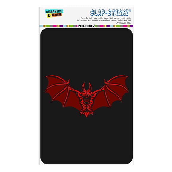 Bat Red Tribal Home Business Office Sign