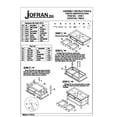 thumbnail image 3 of Jofran Table Basse à Roulettes Série 1030 en Merlot, 3 of 3