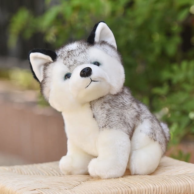 Source Goods Cadeau pour Enfants Poupée Husky Poupée en Peluche Poupée Poupée Simulation Poupée Jouet en Peluche DMH