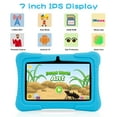 thumbnail image 7 of Veidoo Kids Tablet, 32GB Storage WiFi 7 inch Android Tablet for Toddler, 7'' IPS HD Display, Learning Tablet with IWAWA App, Children's Tablet with Silicone Case (Blue), 7 of 7