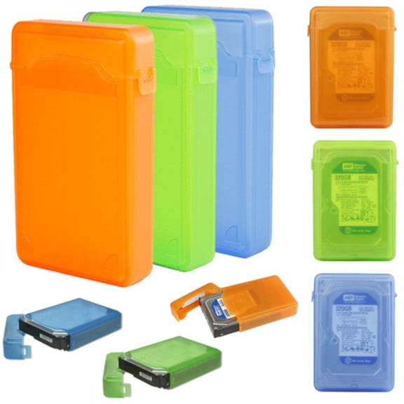 ZEUS 3.5 Inch Dustproof Protection Box for SATA IDE HDD Hard Disk Drive Storage Case