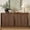 walnut, variant on win2win 65" Modern Fluted Sideboard Buffet with Storage, Oak