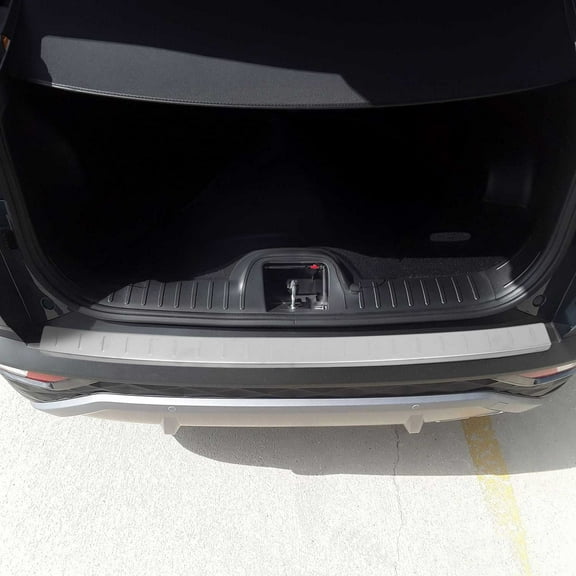 Rear Bumper Sill Cover Protector for Hyundai Tucson 2022-2025 Brushed Steel