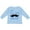 AE-Light Blue, variant on Inktastic I'm the Little Mister with Mustache Boys Long Sleeve Toddler T-Shirt