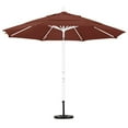 thumbnail image 2 of 11 Pieds Aluminium Marché Parapluie Collier Inclinaison DV Mat Blanc/sunbrella/henna, 2 of 2
