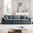 thumbnail image 4 of Newboti Mira 3 Seater Sofa Grey Corduroy (3S) 3470736933071, 4 of 14