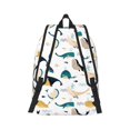 thumbnail image 3 of Balery Cute Whale Vintage Canvas Backpack for Men and Women - Large Capacity, Durable Travel Laptop Bag for School, Work, Hiking, and Outdoor Activities, 3 of 7