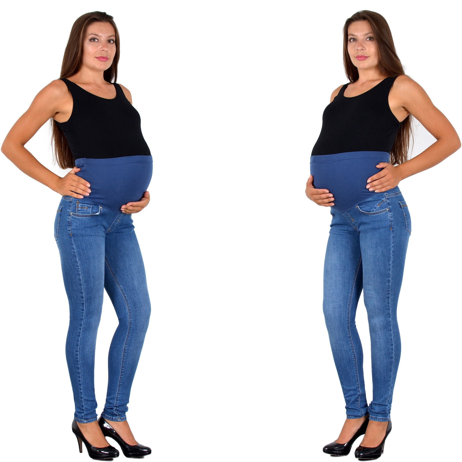 Women's Pregnancy Jeans Maternity Pants 
