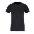 thumbnail image 1 of Tri Dri - Camiseta paneles en contraste Performance para mujer señora (Negro/Negro Jaspeado), 1 of 2
