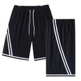 thumbnail image 6 of EOYWHK Gym Shorts for Men Casual Quick Dry Breathable Relaxed Fit Workout Shorts Soft Lightweight Sports Shorts for Workout Training Black L, 6 of 9