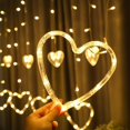 thumbnail image 3 of 12 luces de cortina de Corazón 2,5 M YONGSHENG luces de Cadena de amor LED para Fiesta Enchufe UE, 3 of 5