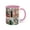 Multicoloured, variant on Stained Glass Bookshelf Mug for Book Lovers – Artistic Home Ceramic Coffee Mug with Cozy Book Design, Versatile Use for Hot Beverages, Gifts, and Decorative Display