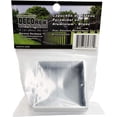 thumbnail image 4 of 2" x 2" Aluminium Pyramid Post Cap for Metal Posts - Pressure Fit - White, 4 of 6