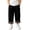 Black, variant on TinyBloomm Toddler Boys Girls Striped Sport Trousers Kids Casual Pants, Size 12-18 Months