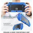thumbnail image 6 of Mumba Dockable Case for Nintendo Switch OLED 2021, [Blade Series] TPU Grip Protective Cover Accessories Compatible with Nintendo Switch OLED and Joy-Con Controller (Navy), 6 of 8