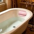 thumbnail image 4 of Tarmeek Full Body Bath Pillow for Bathtub, Non-Slip Spa Bath Pillow with PP Cotton Filling, Pink Ergonomic Headrest Neck Shoulder and Back Support Cushion for Relaxing Soaking, 4 of 6