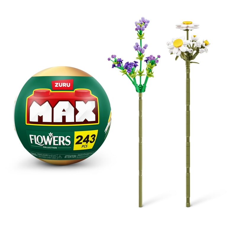 MAX Build More Premium Flowers Building Bricks (Assorted) Novelty
