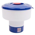 thumbnail image 1 of Distributeur de chlore Mainstays bleu et blanc 18 cm pour piscines et spas - 1 unité par paquet, 1 of 8