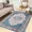 Blue/Orange, variant on Hasoo 5' x 7' Vintage Area Rug Persian Print Distressed Indoor Carpet Foldable Chenille Thin Rug for Home Office Laundry Dorm, Orange/Pink