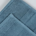 thumbnail image 6 of BNM Ribbed Cotton 12 Piece Assorted Towel Set, Denim Blue, 6 of 9
