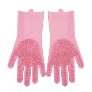 Dishwashing Glove Silicon Dusting Dish Washing Gardening Gloves For Women  Resuable Silicone Waterproof Mitten Household Scrubber Kitchen Bathroom  Tools LSK128 From Twinsfamily, $3.89