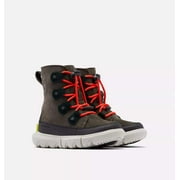 Sorel Explorer Kids Black Suede Waterproof Insulated Winter Boot NC4897-093