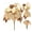 Orange, variant on Tuscom Artificial Fall Flower Picks Pumpkin Maple Leaf Rose Stems Halloween Thanksgiving Floral Decor with Bendable Stems for DIY Wreath