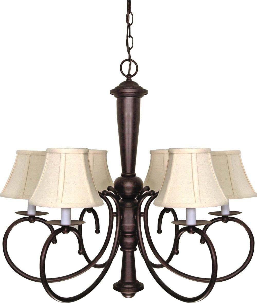Nuvo Lighting 60101 6 Light (Candelabra Screw Base) Mericana Old