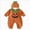 Orange, variant on 2Pcs Neutral Outfits Baby Boy Girl Pumpkin Romper Jumpsuit My 1st Halloween Clothes With Hat