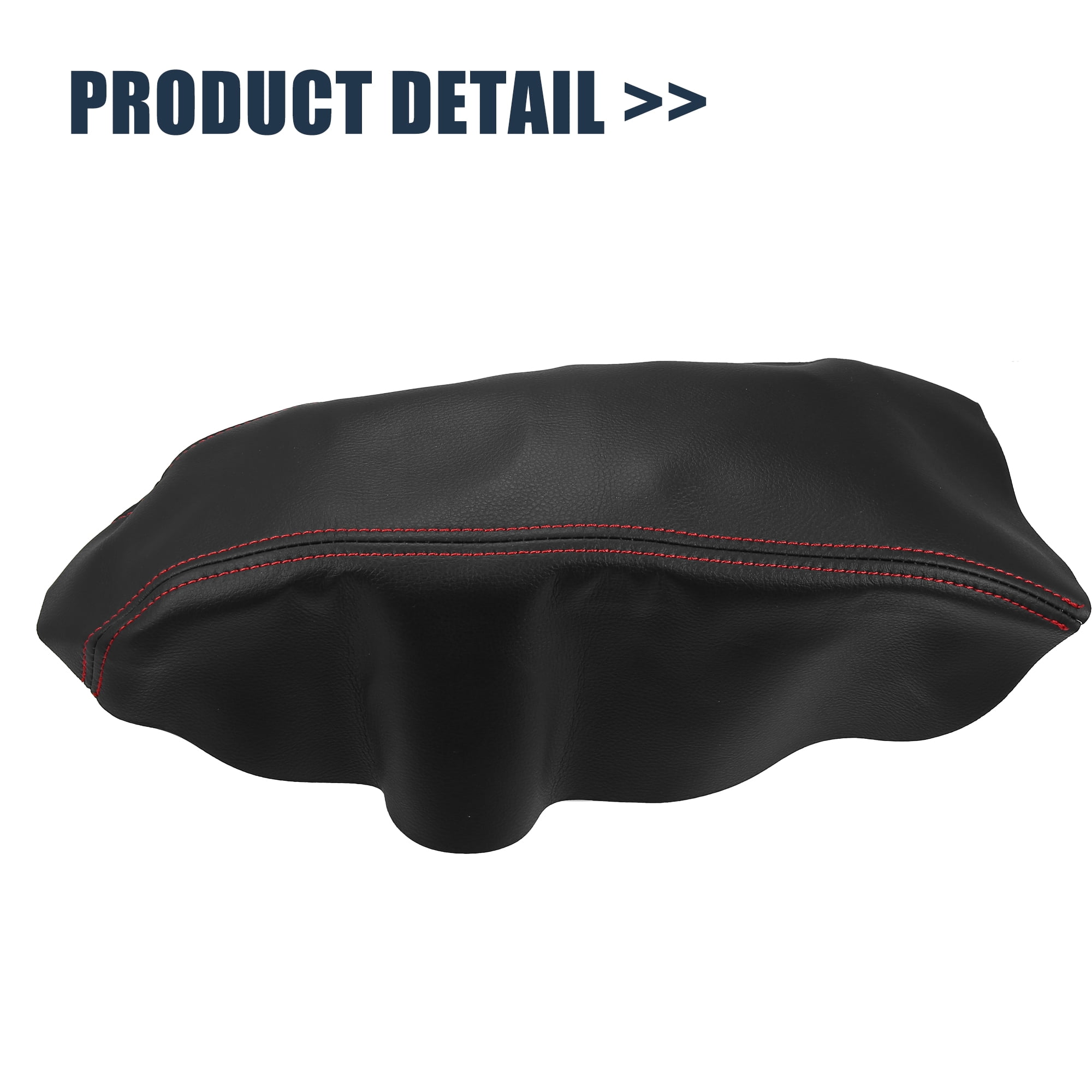 Unique Bargains Microfiber Leather Car Armrest Cover for Nissan Maxima 16-21 Red