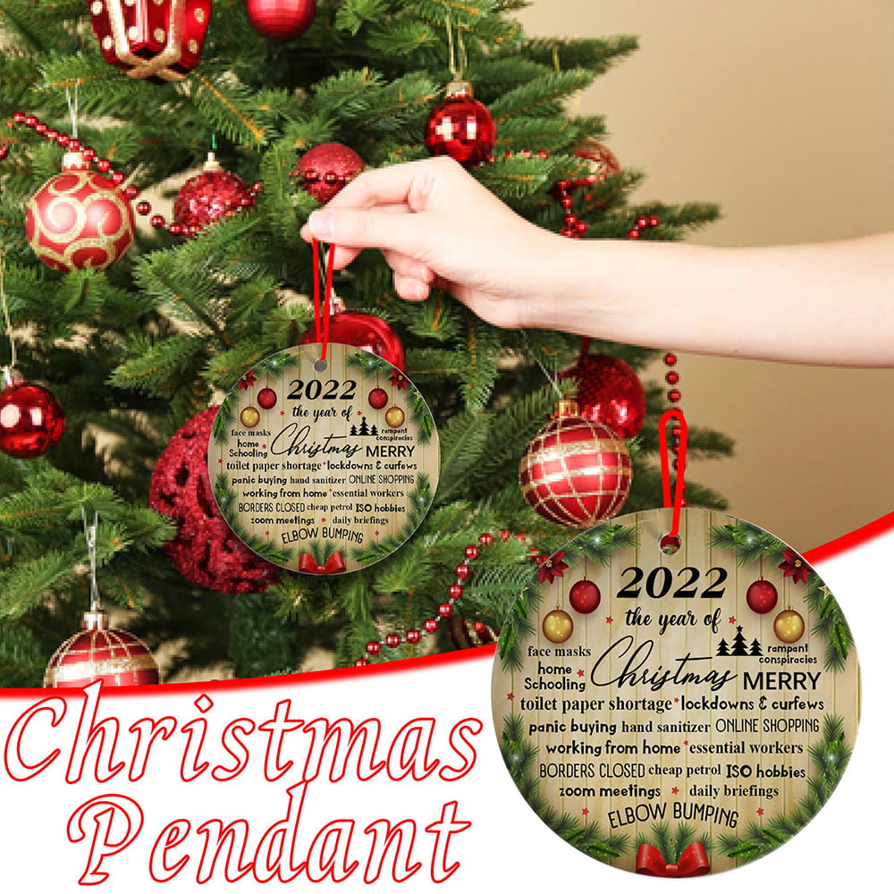 Christmas Tree Ornament Christmas Ornament Family 2021 Holiday Ornament Lockdown Ornament Family 2021 Quarantined Christmas Ornament