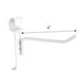thumbnail image 2 of SSWBasics 4 inch White Peg Hook for Wire Grid - Pack of 50 - Durable Grid Wall Accessory - Perfect Gridwall Hooks for Retail  Thrift  Boutique  Garage  Home Organization and Display, 2 of 7