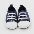 thumbnail image 4 of Baby Boys Girls Canvas Shoes Toddler Sneakers Anti-Slip Infant First Walkers 0-18 Months, 4 of 5