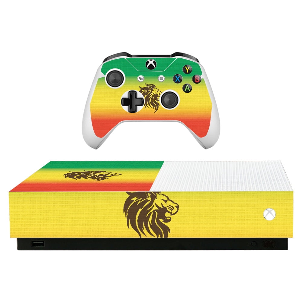 Custom Skins Two-Tone Carbon Fiber Skin Wrap For Xbox One - Protective Sticker Cover Decal - Easy To Apply Carbon Fiber Sticker