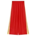thumbnail image 4 of Kaerm Girls Palazzo Pants Kids Celebration of Spirit Wide-Leg Pants Yoga Praise Dance Trousers Praisewear Red 14, 4 of 6