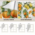 thumbnail image 5 of Orange Lemons Swag Valances for Windows 2 Pack, Kitchen Window Curtains 36 Inch Length, Summer Botanical Farmhouse Vintage Art Privacy Swag Curtains for Living Room/Bathroom with Rod Pocket 36"x36", 5 of 8
