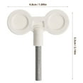 thumbnail image 3 of KAKOWELY 2pcs Music Box Winding Key 27mm Musical Mechanism Winder Part,2.17"X1.89"X0.31", 3 of 5