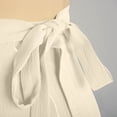 thumbnail image 7 of Qulqfy Womens Summer Mini Pleated Skirts Flowy Boho Ruffle Wrap Drawstring Beige High Waisted Skirts for Women L, 7 of 7
