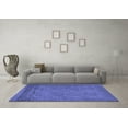 thumbnail image 3 of Ahgly Company Machine Washable Indoor Rectangle Persian Blue Traditional Area Rugs, 5' x 8', 3 of 4