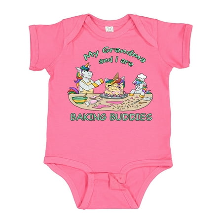 

Inktastic My Grandma and I Are Baking Buddies Gift Baby Boy or Baby Girl Bodysuit