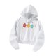 thumbnail image 1 of Sudadera Sudaderas con capucha para mujer Patrón de colores Cómodo y elegante traje de otoño para mujer M, 1 of 8