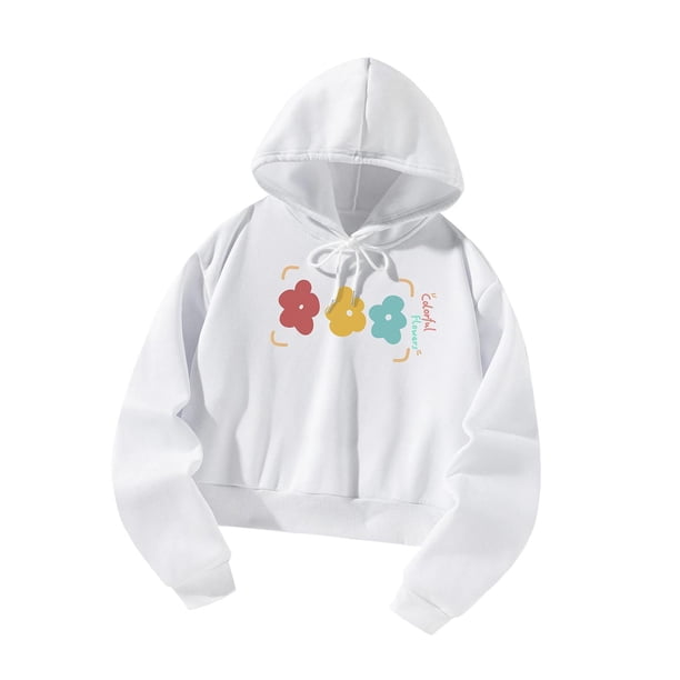 Sudadera Sudaderas con capucha para mujer Patrón de colores Cómodo y elegante traje de otoño para mujer M