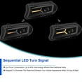thumbnail image 5 of Spec-D Tuning Black LED Projector Headlights w/Sequential Turn Signal Compatible with 2015-2023 Dodge Charger with factory halogen headlights, 5 of 6