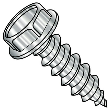 

1/4-14X1 Unslotted Ind Hex washer 7/16 A/F Self Tap Screw Type AB Full Thread 18 8 Stainless (Pack Qty 1 000) BC-141607ABW188
