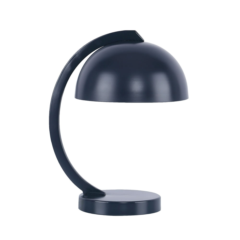 Grandview Gallery 14" Navy Blue Arched Desk Lamp ft. Metal Dome Shade