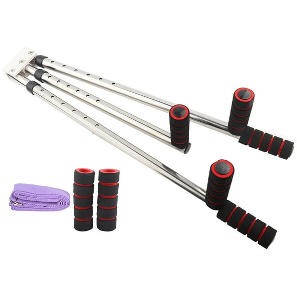Leg Stretcher Training Tool, 3 Bar Leg Split Stretching Machine with Yoga Strap, Leg Stretcher Dancing Gymnastics Yoga Ligament Stretching Training Equipment Tool