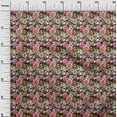thumbnail image 3 of oneOone Polyester Spandex Black Fabric Florals Diy Clothing Quilting Fabric Print Fabric By Yard 56 Inch Wide, 3 of 4